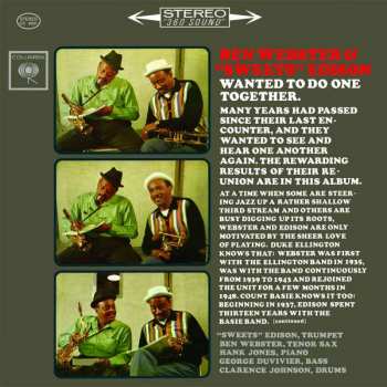 Ben Webster: Wanted To Do One Together