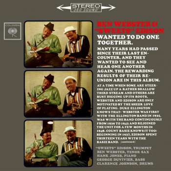 SACD Ben Webster: Wanted To Do One Together 152121