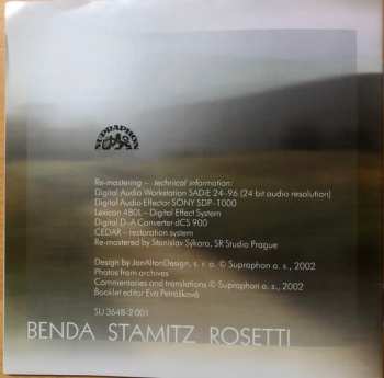 CD František Benda: Flute Concertos 415276