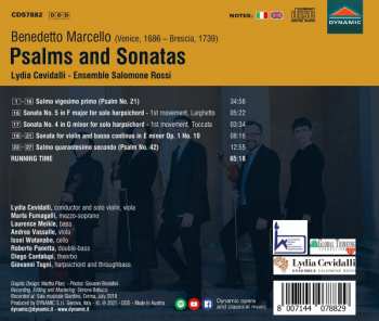 CD Benedetto Marcello: Psalms And Sonatas 239249