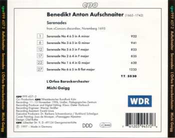 CD Benedict Anton Aufschnaiter: Serenades 184349