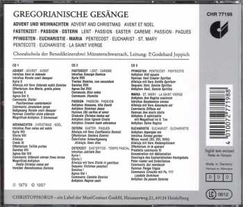 3CD Benediktinerabtei Münsterschwarzach: Gregorianische Gesänge / Advent - Weihnachten / Fastenzeit - Passion - Ostern / Pfingsten - Eucharistie - Maria 296665