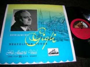 LP Beniamino Gigli: Neapolitan Songs 521582