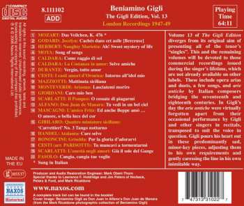 CD Beniamino Gigli: The Gigli Edition 13: London Recordings 1947-49 367891
