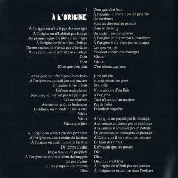 CD Benjamin Biolay: À L'Origine 253159