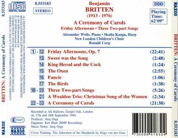 CD Benjamin Britten: A Ceremony Of Carols / Friday Afternoons · Three Two-part Songs 294171
