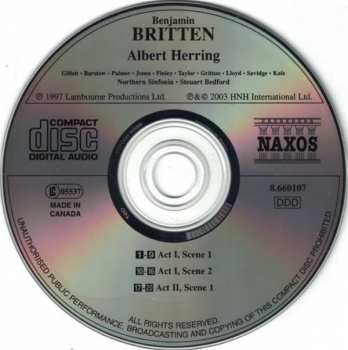 2CD Benjamin Britten: Albert Herring 342309