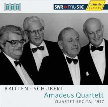 Album Benjamin Britten: Amadeus Quartett - Quartet Recital 1977