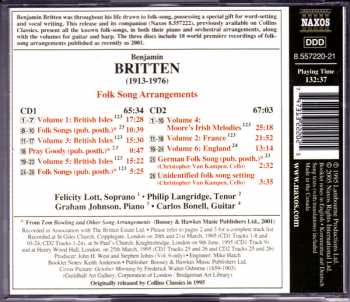 2CD Benjamin Britten: Benjamin Britten - The Folk Songs 298110