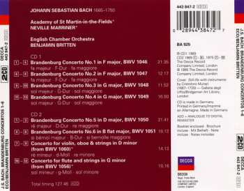 2CD Benjamin Britten: Brandenburg Concertos 1-6 44844