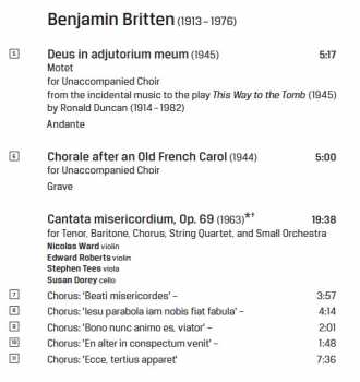 CD Benjamin Britten: Works For Chorus And Orchestra 174138