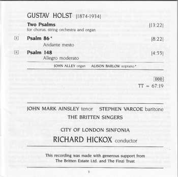 CD Benjamin Britten: Cantata Misericordium / Deus In Adjutorium Meum / Chorale On An Old French Carol / Requiem Da Camera (Premier Recording) / Psalms 86 & 148 326098