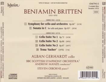 2CD Benjamin Britten: Cello Symphony, Cello Sonata & Cello Suites 309498