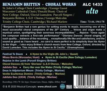 CD Benjamin Britten: Choral Music 448658