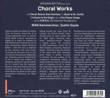 CD Benjamin Britten: Choral Works 6974