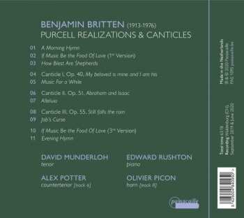 CD Benjamin Britten: Hymnos; Purcell Realizations & Canticles 441128