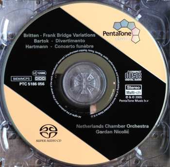 SACD Benjamin Britten: Frank Bridge Variations / Divertimento / Concerto Funèbre 525654