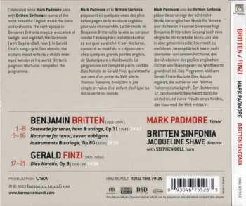 SACD Benjamin Britten: Serenade For Tenor, Horn & Strings, Nocturne / Dies Natalis 468929