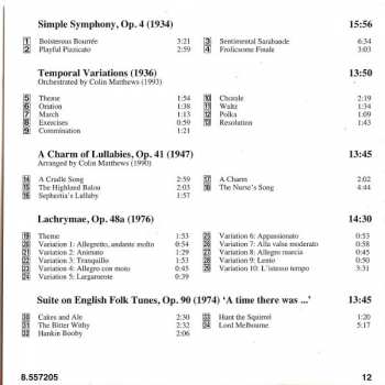 CD Benjamin Britten: Simple Symphony 148219
