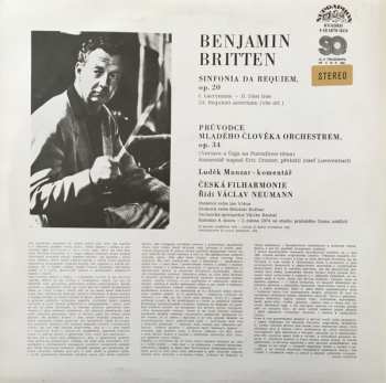 LP Benjamin Britten: Sinfonia Da Requiem, Průvodce Mladého Člověka Orchestrem 276571