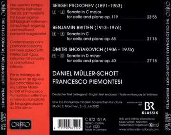 CD Benjamin Britten: The Cello Sonatas 329751