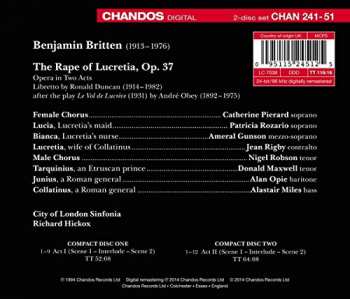 2CD Benjamin Britten: The Rape Of Lucretia 319364