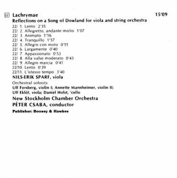 CD Benjamin Britten: Variations On A Theme Of Frank Bridge / Les Illuminations / Lachrymae 325194