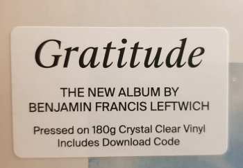 LP Benjamin Francis Leftwich: Gratitude LTD | CLR 343763
