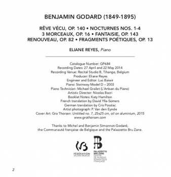 CD Benjamin Godard: Piano Works - 2 330643
