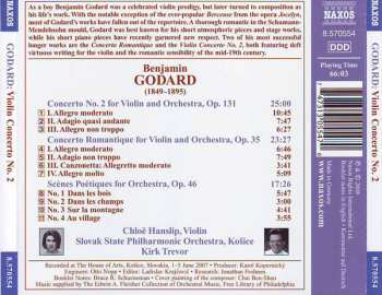 CD Benjamin Godard: Violin Concertos 190883