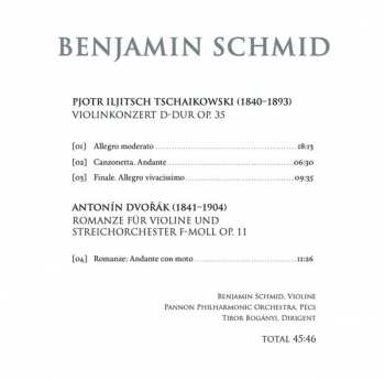 CD Benjamin Schmid: Violinkonzert; Romance 333254