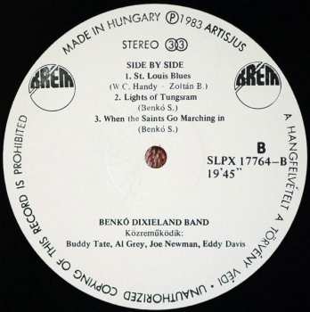 LP Benkó Dixieland Band: Side By Side 387379