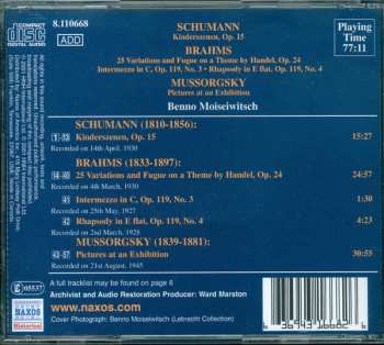CD Benno Moiseiwitsch: Moiseiwitsch 1 (Historical Recordings 1927-1945) 122703