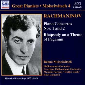 Benno Moiseiwitsch: Moiseiwitsch 4 (Historical Recordings 1937-1948)