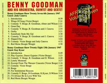 CD Benny Goodman And His Orchestra: Volume Eleven Of The Complete Afrs Benny Goodman Shows 487077