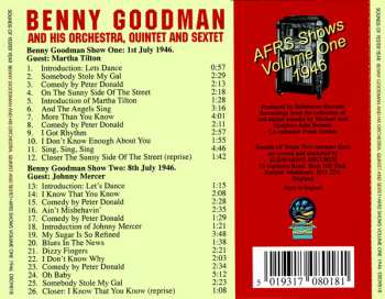 CD Benny Goodman And His Orchestra: Volume One Of The Complete Afrs Benny Goodman Shows 448742