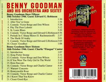 CD Benny Goodman And His Orchestra: Volume Seven Of The Complete Afrs Benny Goodman Shows 436126