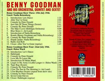 CD Benny Goodman And His Orchestra: Volume Two Of The Complete Afrs Benny Goodman Shows 297266