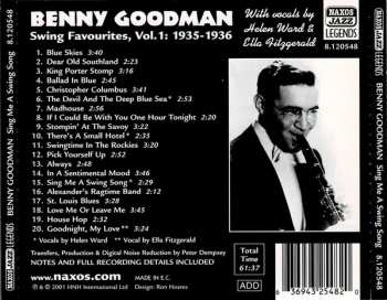 CD Benny Goodman: Sing Me A Swing Song - Swing Favourites Vol.1 1935 - 1936 318651