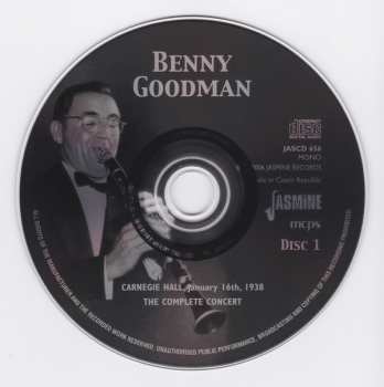 2CD Benny Goodman: Carnegie Hall, January 16th, 1938 - The Complete Concert 401351