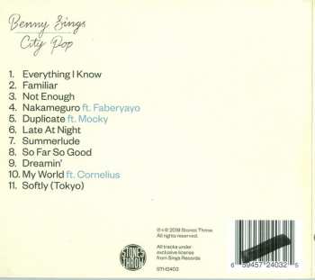 CD Benny Sings: City Pop 299022