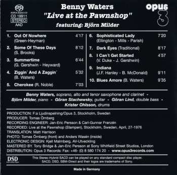 SACD Benny Waters: Live At The Pawnshop 506918