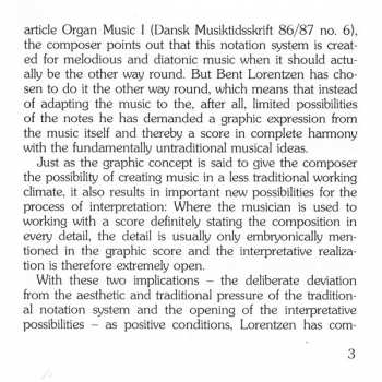 CD Bent Lorentzen: Organ Music I 344005