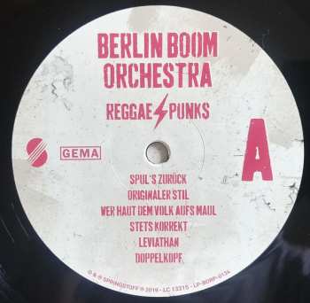 LP Berlin Boom Orchestra: Reggae Punks 73084