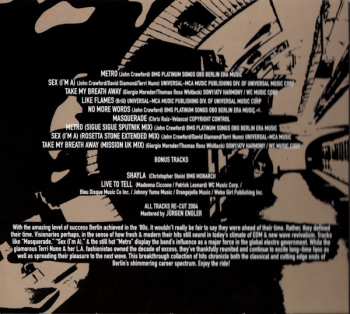 CD Berlin: Metro Greatest Hits DIGI 424407