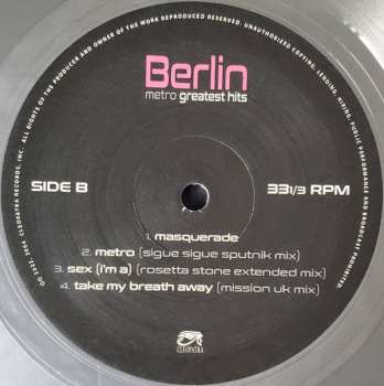 LP Berlin: Metro Greatest Hits LTD | CLR 349766