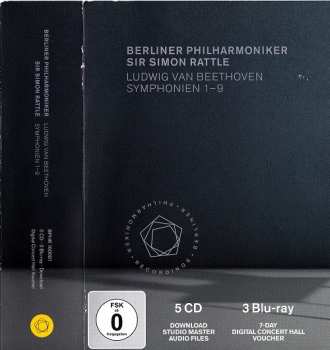 5CD/2Blu-ray Berliner Philharmoniker: Ludwig van Beethoven Symphonien 1-9 155591