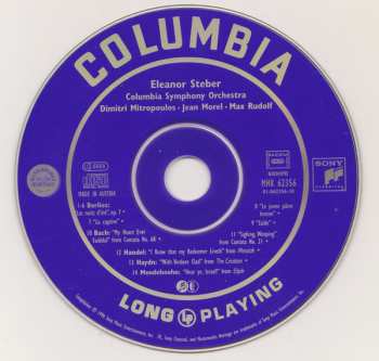 CD Johann Sebastian Bach: Eleanor Steber DIGI