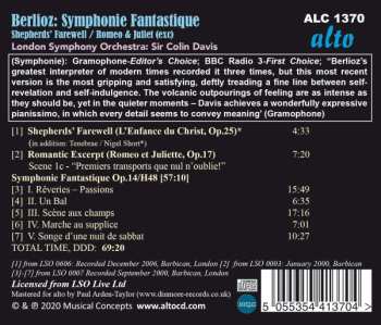 CD Hector Berlioz: Symphonie Fantastique / Shepherds’ Farewell / Romeo & Juliet (exc) 448707