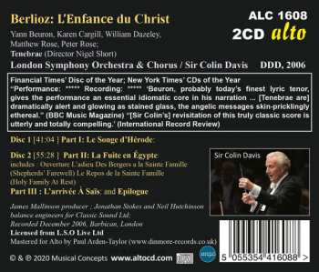 2CD Hector Berlioz: L'enfance Du Christ 448314